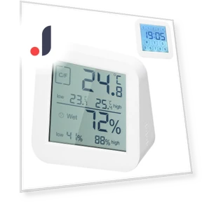LCD Digital Touchscreen Hygrothermograph — Home Climate Control, Seahorse Home