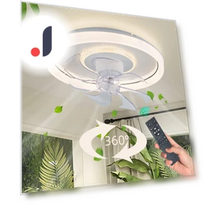 Modern Ceiling Fan with Light — Ceiling Fans & Accessories, Seahorse Home