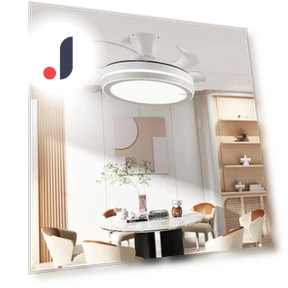 Modern Smart Ceiling Fan Light — Ceiling Fan Lighting Solutions, Seahorse Home