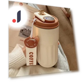 Premium Insulated Travel Mug with Temperature Display — Travel Mugs & Tumblers, Homeware Essentials