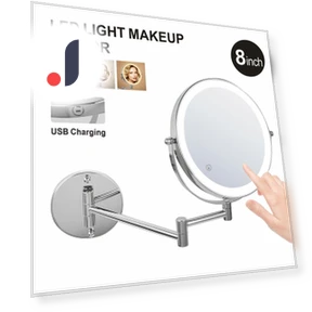 Rechargeable Smart LED Makeup Mirror — Handheld, Vinde Home