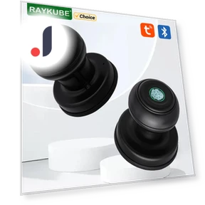 Round Fingerprint Handle Smart Lock — Smart Home Security, Super Dream Home