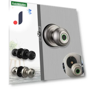 Round Fingerprint Handle Smart Lock — Locks, Super Dream Home