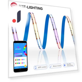 Smart Bluetooth SPI FCOB RGB LED Strip Kit — LED Strips, AE Selection