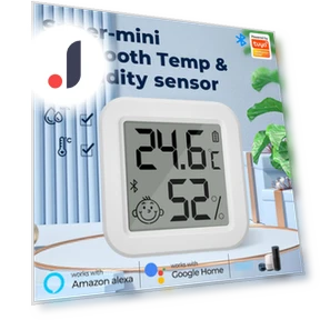 Smart Bluetooth Temperature and Humidity Sensor — Home Climate Control, Super Dream Home