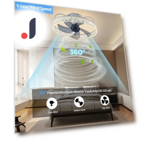 Smart Ceiling Fan With Lights — Ceiling Fans & Accessories, Seahorse Home