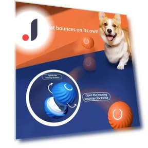 Smart Interactive Pet Toy Ball — Interactive Animal Companions, AE Selection