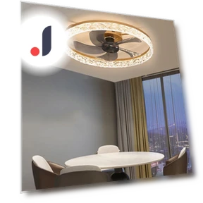 Smart LED Ceiling Fan with Light and Remote Control — Ceiling Fan Lighting Solutions, Seahorse Home
