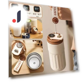 Smart Thermos Bottle — Travel Drinkware, Cozy Cottage-Relax