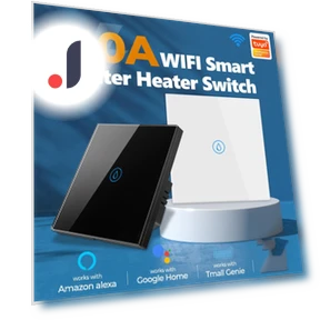 Smart Water Heater Boiler Touch Switch — HVAC Controls, Super Dream Home