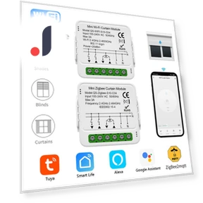 Smart WiFi ZigBee Module for Curtains Blinds Roller Shutters — Smart Home Modules, Super Dream Home