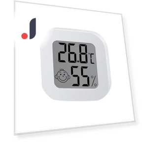 Temperature and Humidity Sensor With Digital LCD Display — Home Climate Control, Seahorse Home