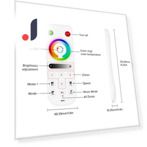 Ultra-thin Touch SPI PWM LED Remote Control — Remote Controls, AE Selection