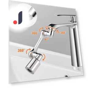Universal Rotating Faucet Robot Arm — Aerators, Hair tools