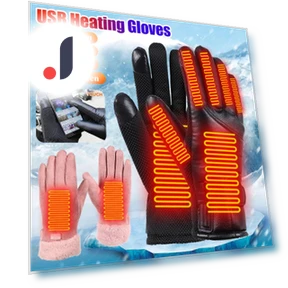 USB-Heated Motorcycle Gloves with Touchscreen — Gloves, GYROBALL