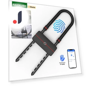 Waterproof Bluetooth APP Control U-Shaped Electronic Bike Lock — U-Lock, Super Dream Home