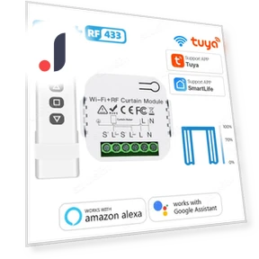 Wi-Fi Smart Curtain Switch Module — Smart Home Modules, Super Dream Home