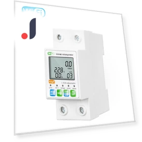 WiFi Smart Automatic Protective Switch with LCD Power Meter — Smart Home Hubs & Controllers, Seahorse Home