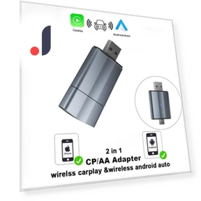 Wireless CarPlay Android Auto Adapter — Stereo Receivers, Chic Home