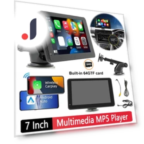 Wireless Carplay Android Auto MP5 Player — Stereo Receivers, Simplistic Living Home