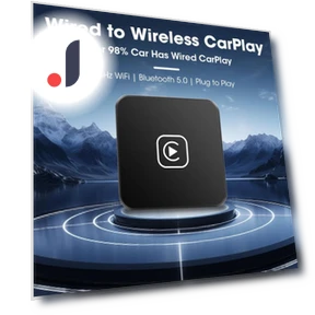 Wireless CarPlay Android Auto Smart Box — Stereo Receivers, Super Star Mall