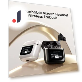 Wireless Earbuds with Color LED Display — In-Ear Headphones, Vinde Home