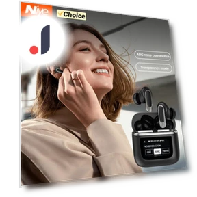 Wireless Headphones with Color LED Display — Portable Audio, Vinde Home