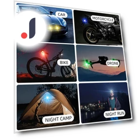 Wireless LED Warning Light — Vehicle Safety Signals, Wrigleys