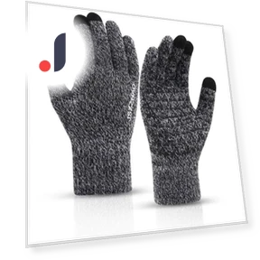 Wool Knitted Touchscreen Gloves — Gloves, Warm Land