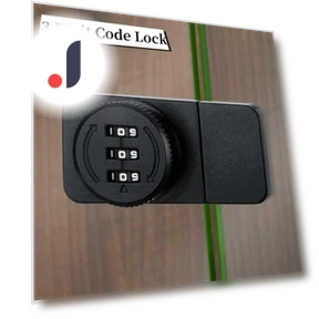3-Digit Code Lock — Padlocks & Hasps, Super Dream Home