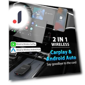 4-in-1 Wireless Carplay Android Auto Smart TV Box — Stereo Receivers, Home Of Auto Parts