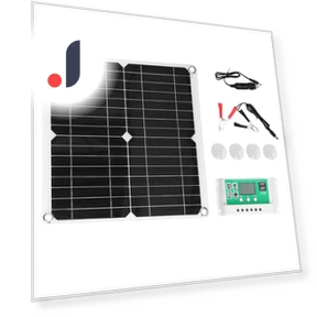 40W 18V Monocrystalline Silicon Flexible Solar Panel with 20A Solar Charge Controller — Solar & Wind Power, Aneng Diagnostic Tools