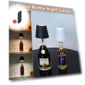 Bottle Lamp with Touch Control — Desk & Table Lighting, JOHO