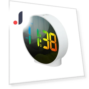Colorful Mini Digital Alarm Clock with Weekday Display — Alarms & Clocks, DC-HOME-4