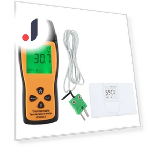 Digital LCD Thermometer with Type K Thermocouple — Temperature Measurement Tools, Kkmoon