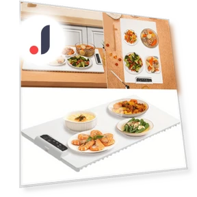 Electric Temperature-Adjustable Heating Plate — Beverage Warmers, DC-Home-2