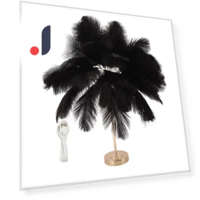 Feather Table Lamp — Desk & Table Lighting, TOMTOP JMS