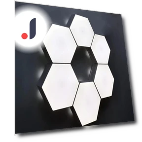 Hexagonal Touch LED Wall Light — Wall Lighting, Homeware Essentials
