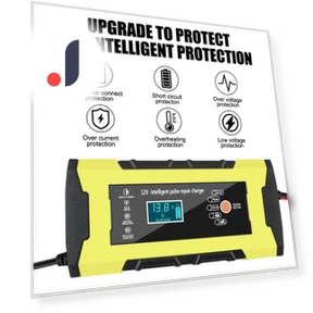 Intelligent Fast Power Charging Car Motorcycle Battery Charger — Chargers, Home Of Auto Parts