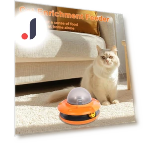 Interactive UFO Cat Feeder with Ball Track — Cat Playthings, Pet park