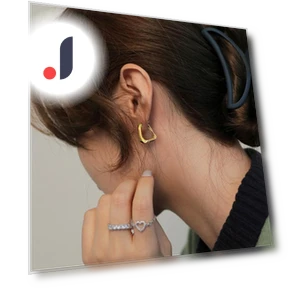 Luxury Lightweight Earrings — Men's Earrings, Fashion footsteps