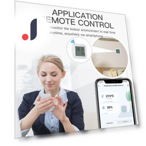 Mini LCD Smart Temperature and Humidity Sensor — Home Climate Control, Home Textile Home Decoration