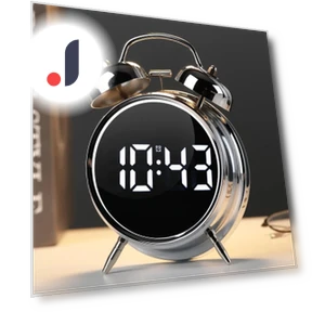 Multifunctional Expressive Alarm Clock with Night Light — Alarms & Clocks, Simplistic Living Home