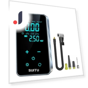Portable Digital Touch Air Compressor — Tire Inflation Solutions, Homeware Essentials