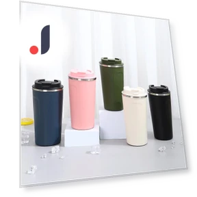 Portable Smart Temperature Measuring Thermos Cup — Beverage Warmers, Indoor Furniture