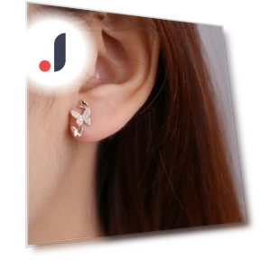 Smart Butterfly Earrings for Women — Smart Jewelry, Original jewelry design