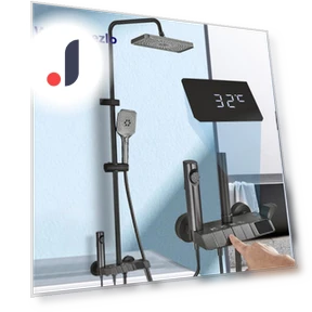 Smart Digital Display Shower Mixer Set — Panels, JOHO - CarGear