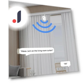 Smart Electric Curtain Motor — Smart Home Hubs & Controllers, Tuya