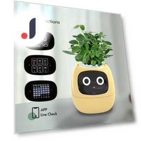 Smart Flower Pot with AI Expressions — Artificial Plants, Hello Garden