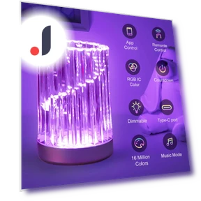 Smart LED Crystal Night Light — Night Lights, Home Textile Home Decoration